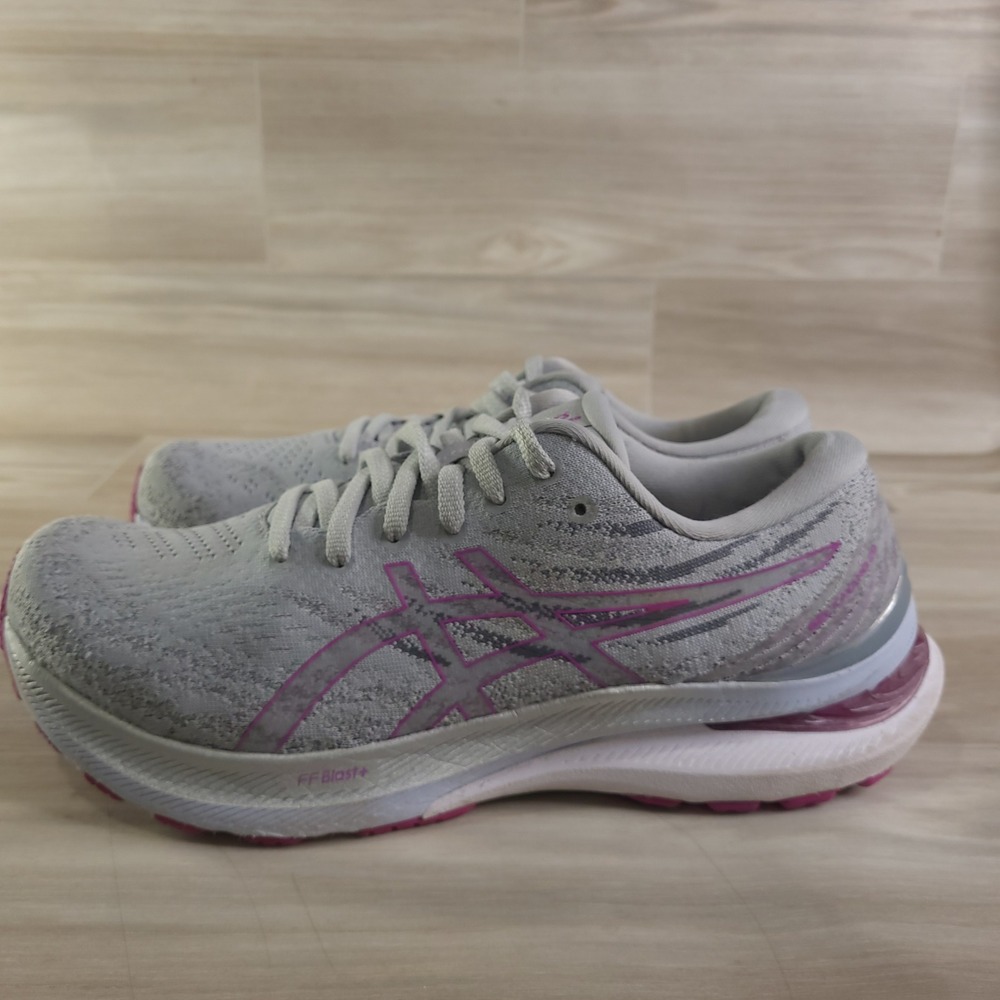 Asics Gel-Kayano 29 Running Shoes Womens 9.5 Grey Orchid 1012B272 Stability